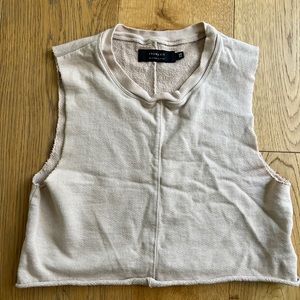 Daniel Patrick Crop Top in Dusty Rose